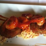 Grilled Barbeque Shrimp & Grits